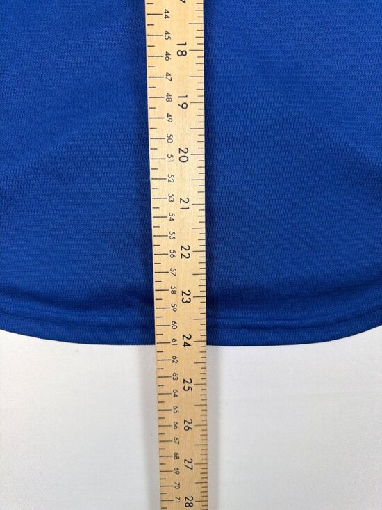 Majestic Youth Large (14/16) Josh Donaldson Toronto Blue Jays Jersey Blue Retro - Picture 9 of 9